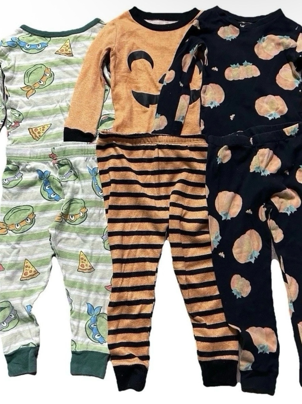 Toddler Pajama Sets Teenage Mutant Ninja Turtles Fall Halloween Size 3T